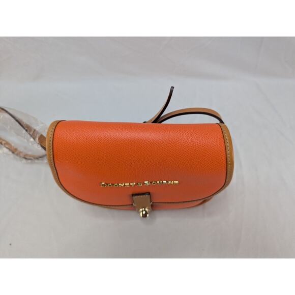 Dooney & Bourke Orange Orange Pebble Grain Cross‎ Body Field Bag New NWT - Picture 7 of 13